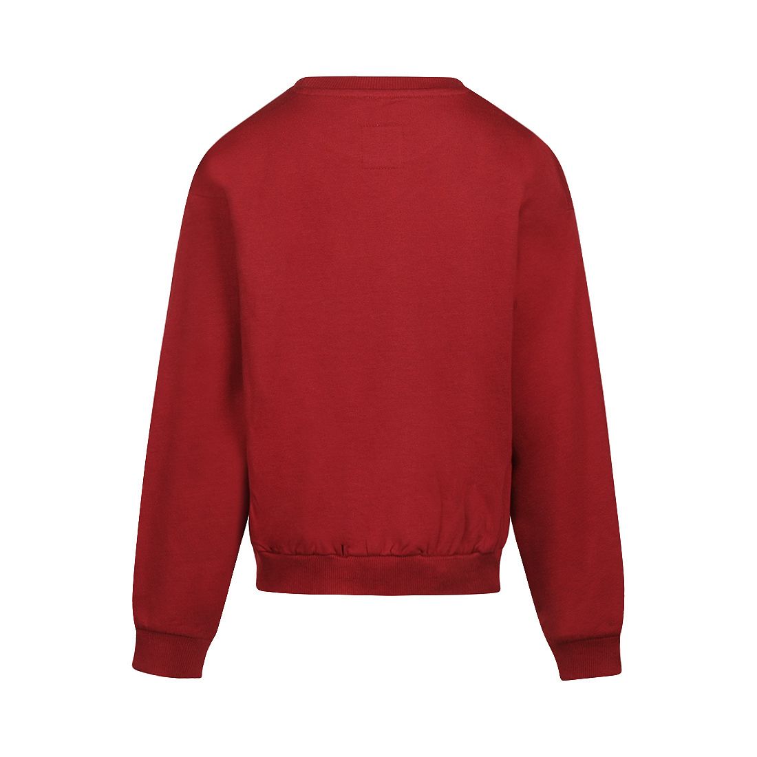 No Way Monday meisjes sweater rood cijferprint