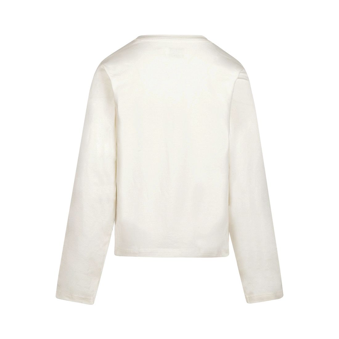 No Way Monday meisjes longsleeve off white print