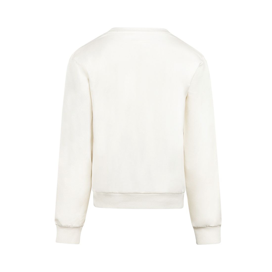 No Way Monday meisjes sweater gebroken wit ruffles