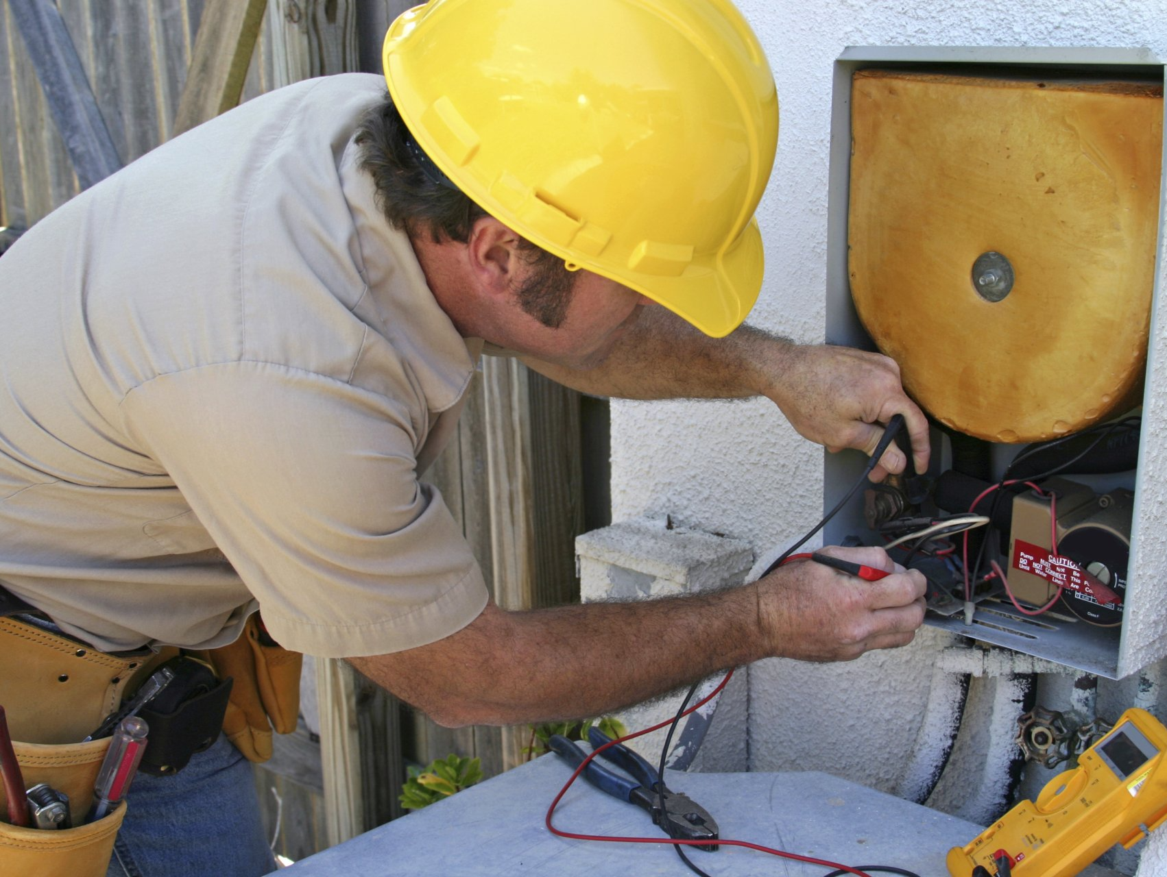 Man Wearing Yellow Cap | Yankton, SD | Brightway Electric LLC Man Wearing Yellow Cap | Yankton, SD | Brightway Electric LLC