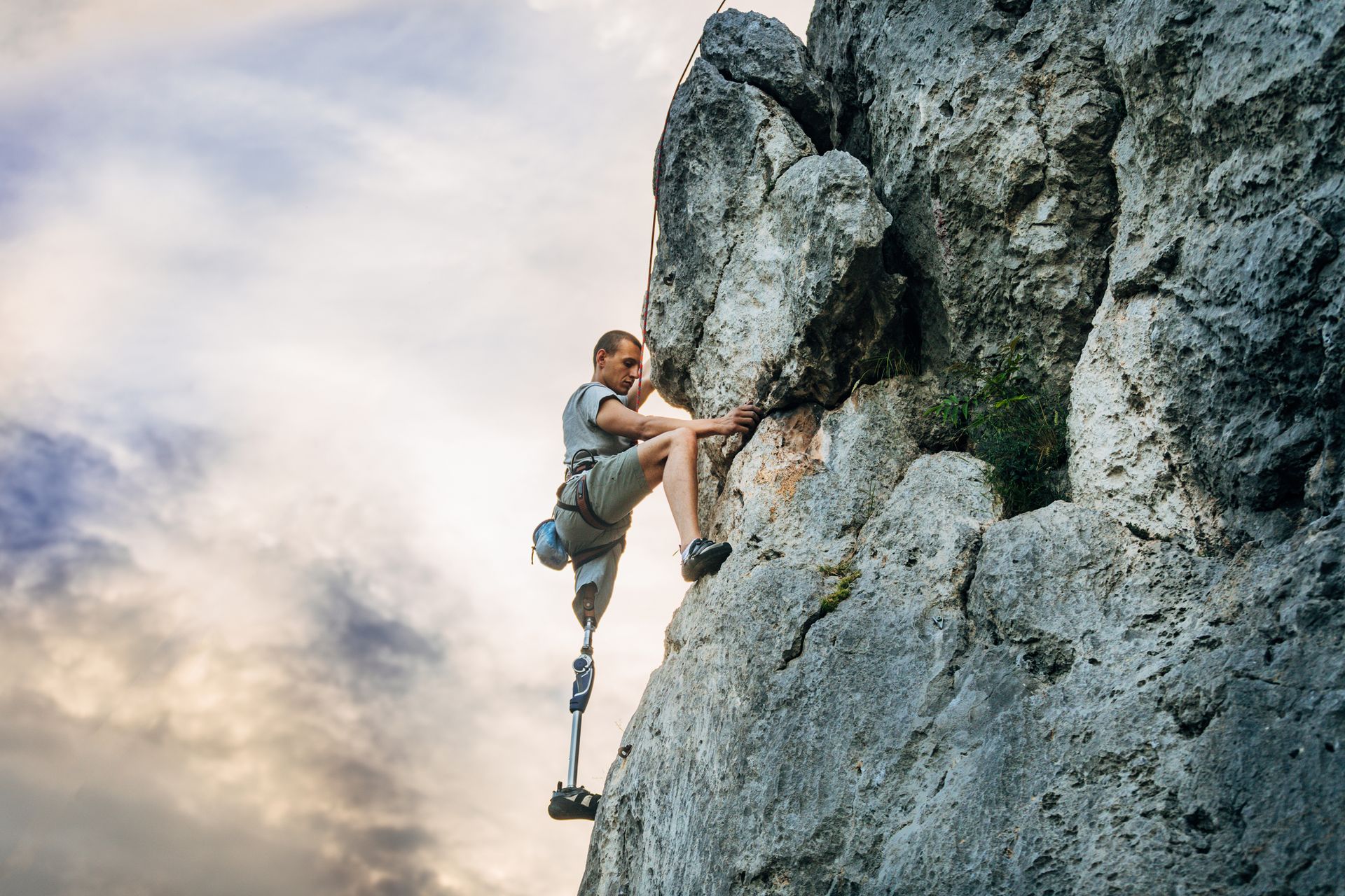 Man With Prosthetic Leg Free Mountain Climbing - Crystal River, FL - Kidder Orthopedic Laboratories