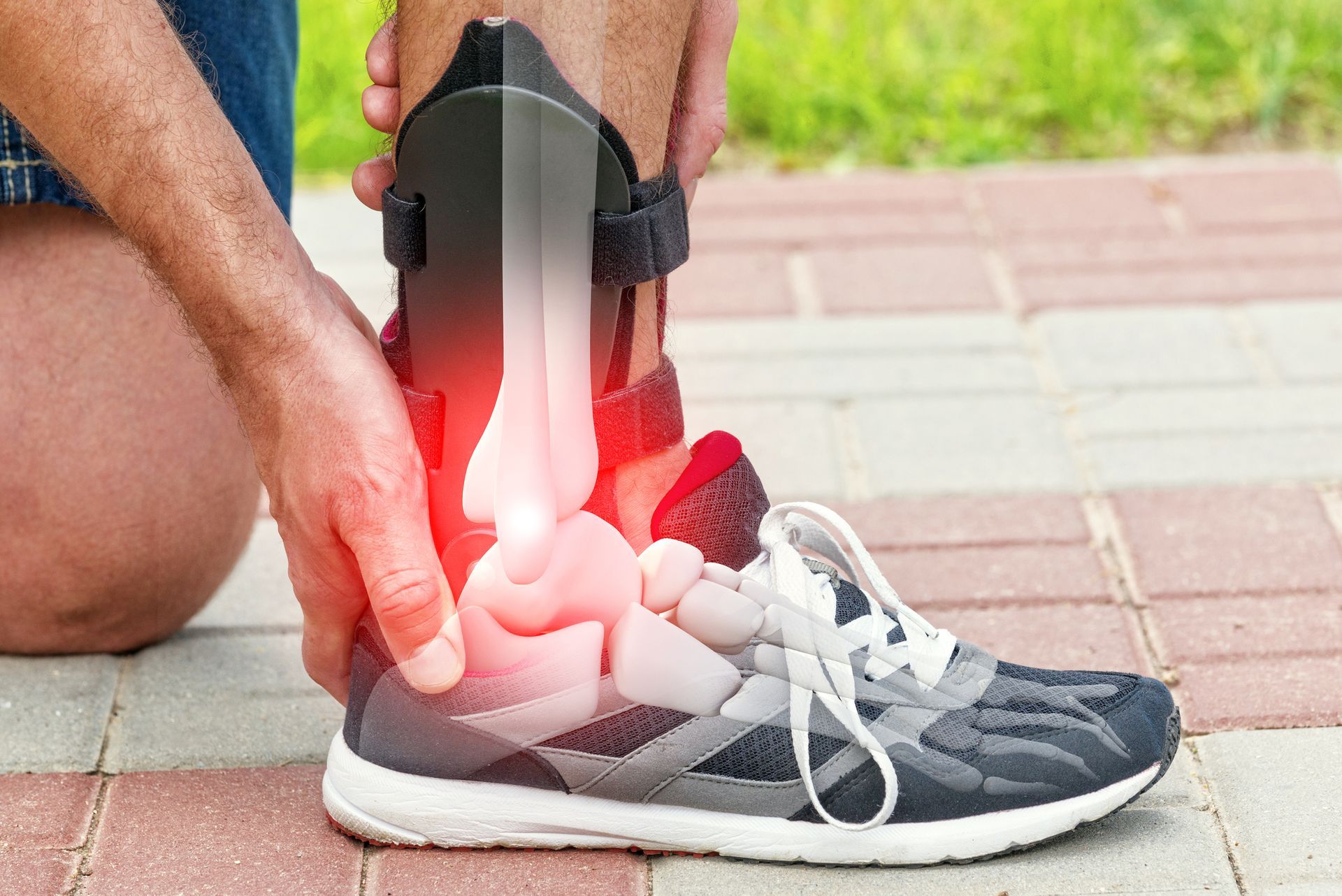 Man Wearing Ankle Brace - Crystal River, FL - Kidder Orthopedic Laboratories