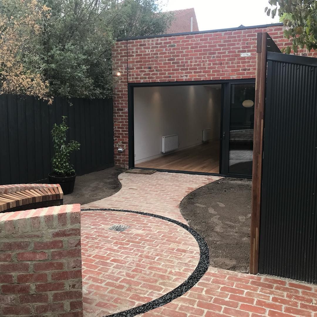 brick paving backyard landscaping