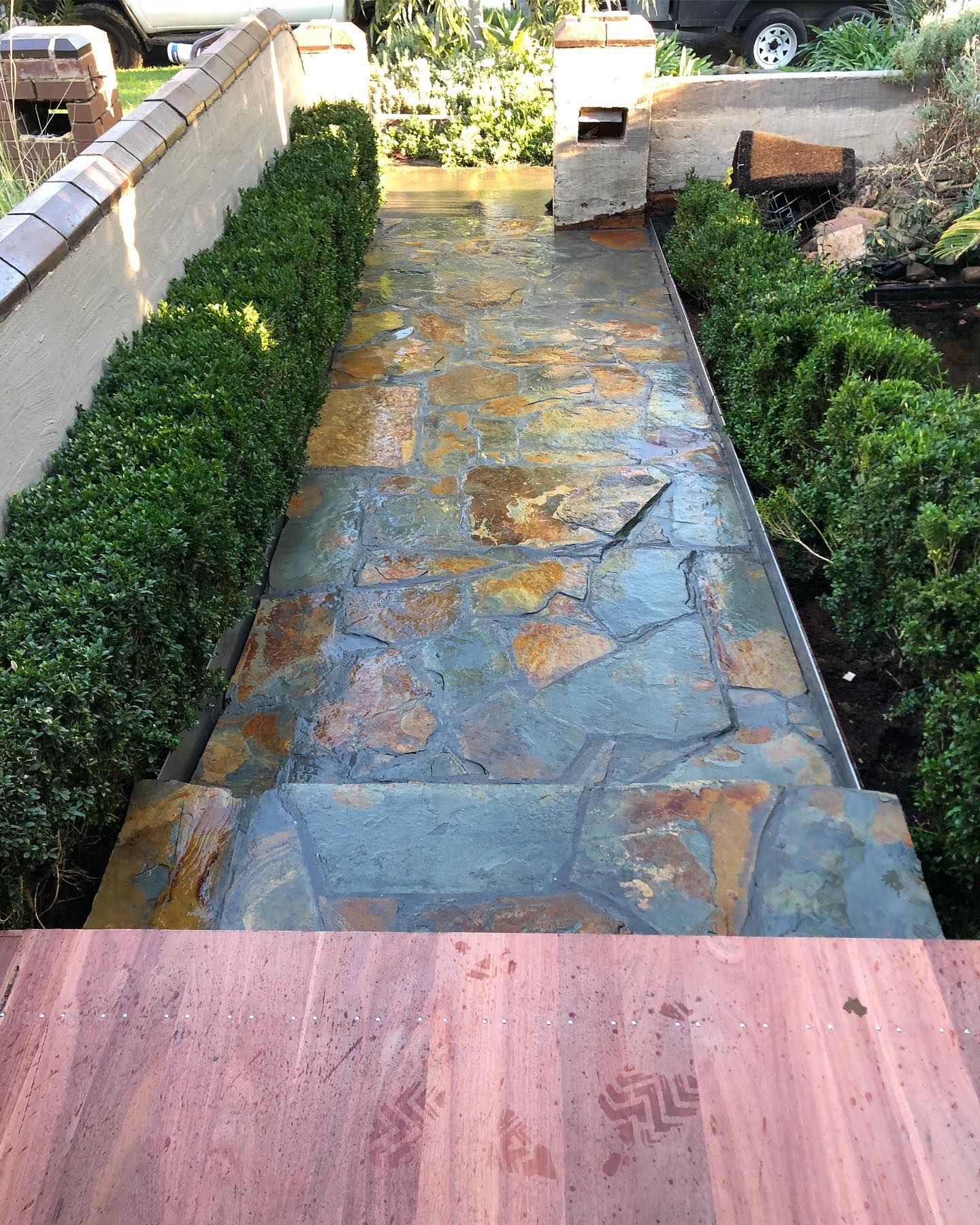 pavers and garden edging