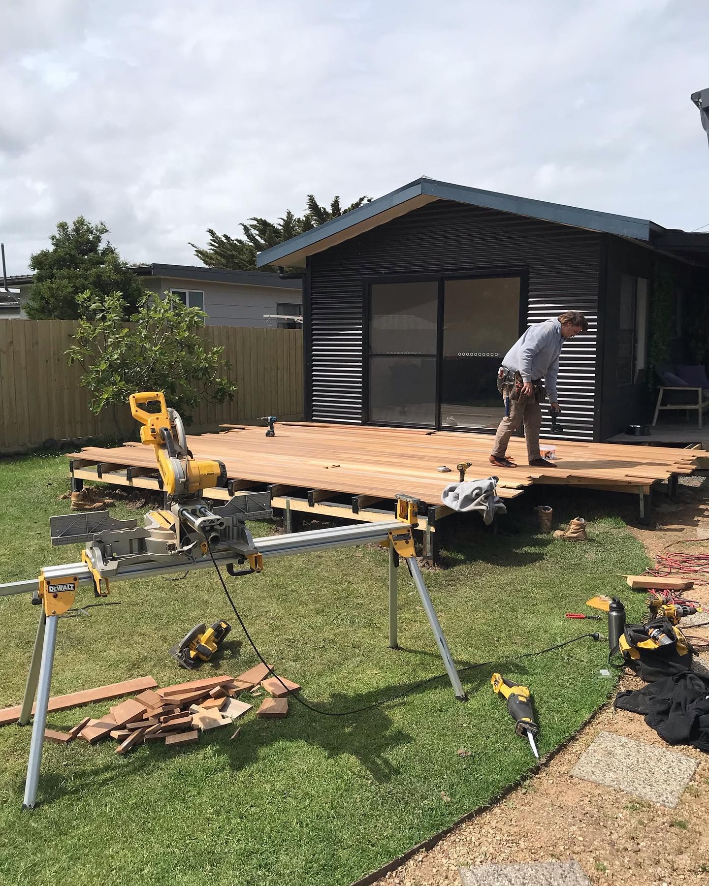 timber deck sunderland bay construction