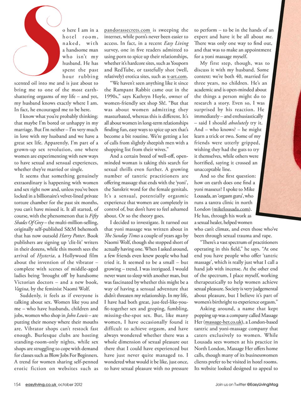 easy living magazine yoni massage article 1 image