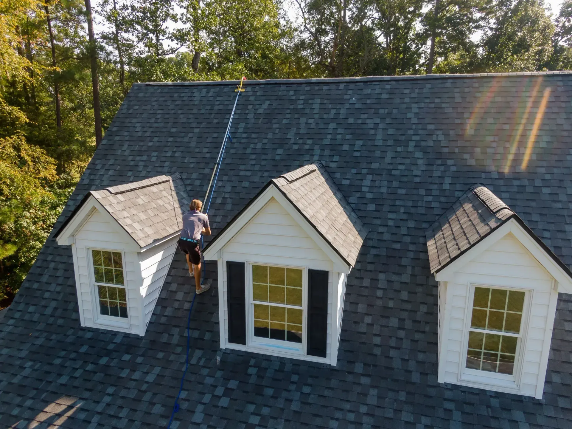 Roofing project detail