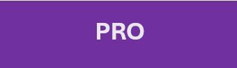 The word pro is on a purple background.