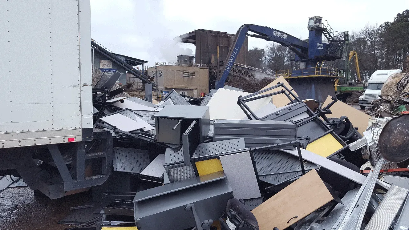 Broken desks and filing cabinets removed by junk removal experts | Junk Haul-Stars | Maryland