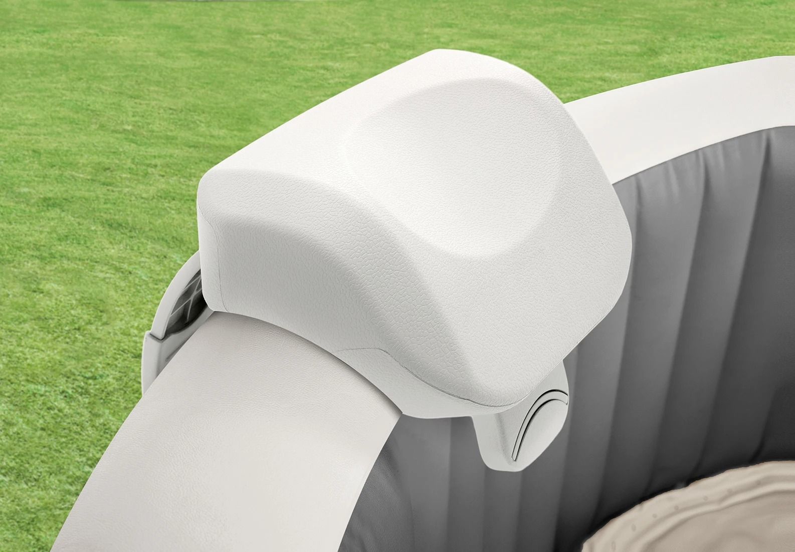 PureSpa Greywood Deluxe Round Inflatable Spa Set - 6 Person