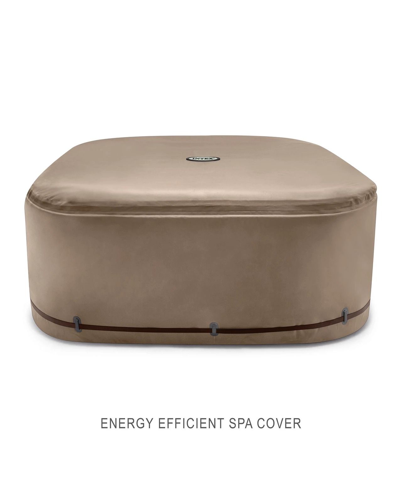  PureSpa™ Chevron Deluxe Square Inflatable Spa Set - 4 Person
