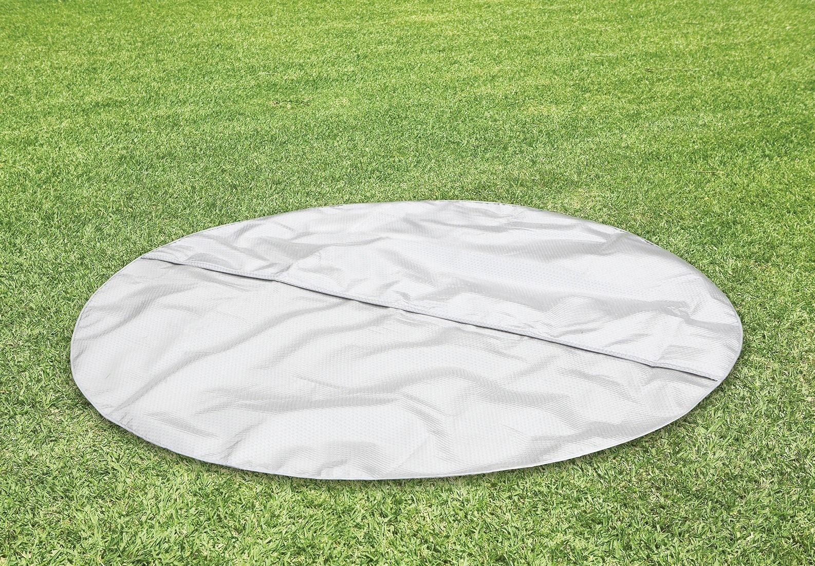 PureSpa Greywood Deluxe Round Inflatable Spa Set - 6 Person