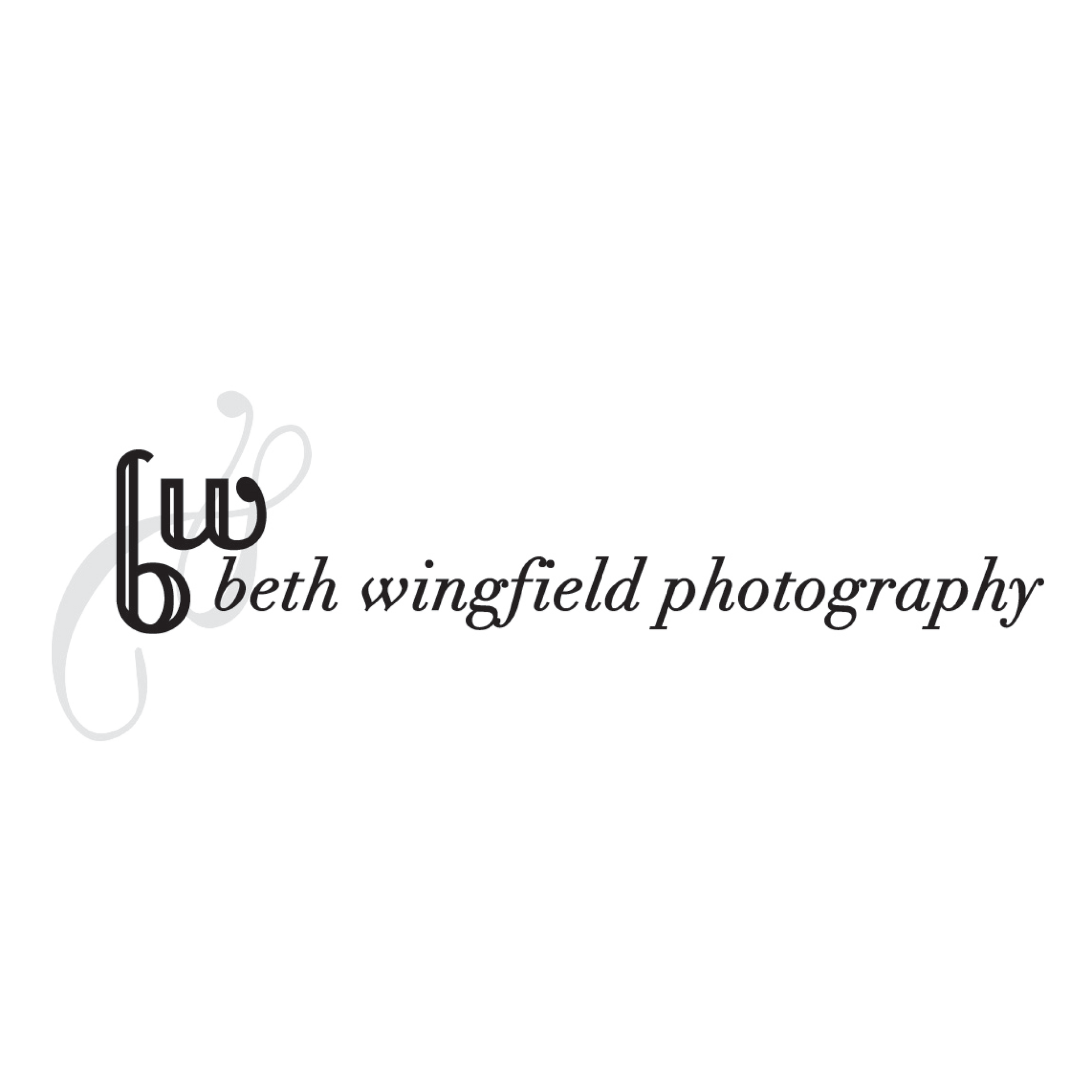 The logo of Beth Wingfield Photography.