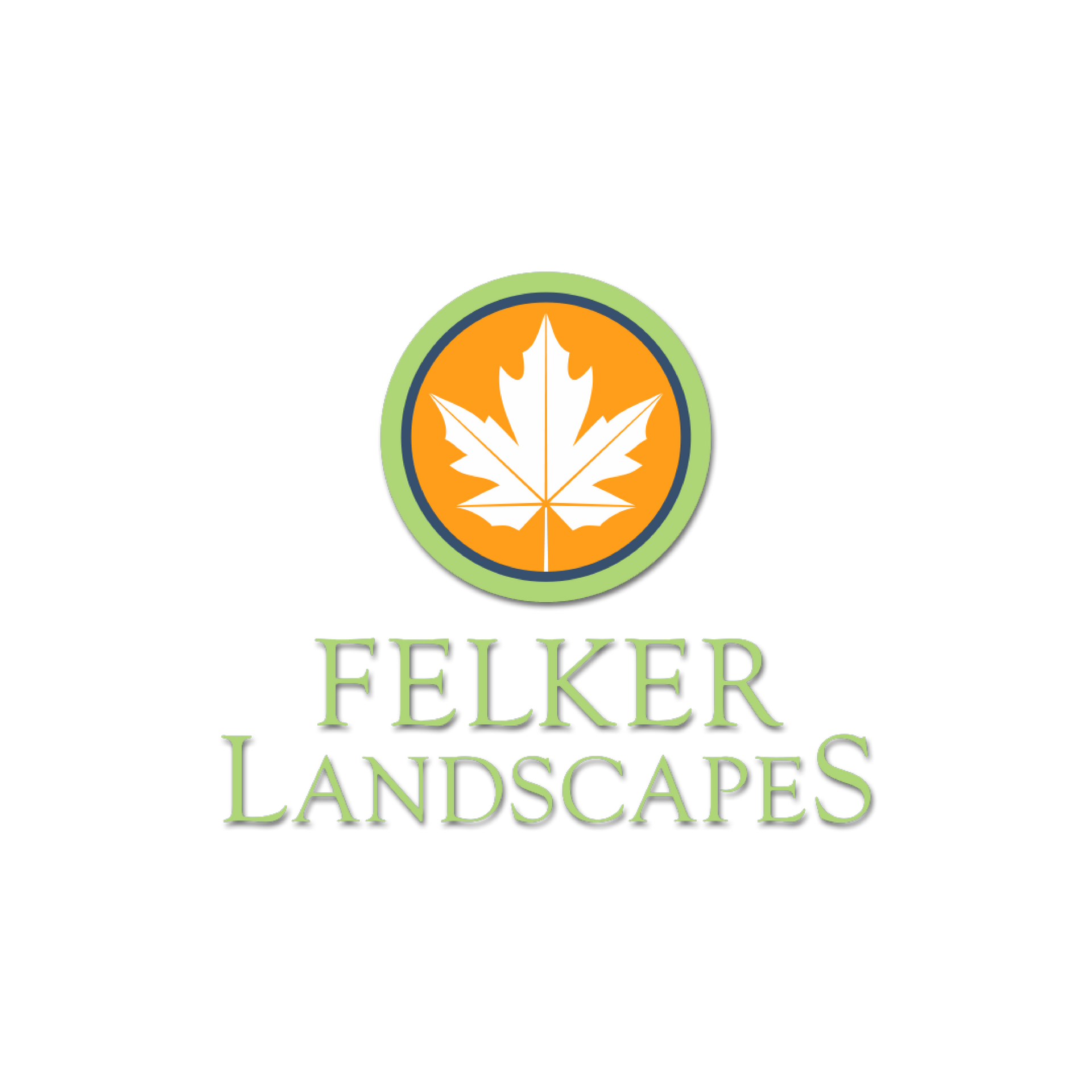 The logo of Felker Landscapers.