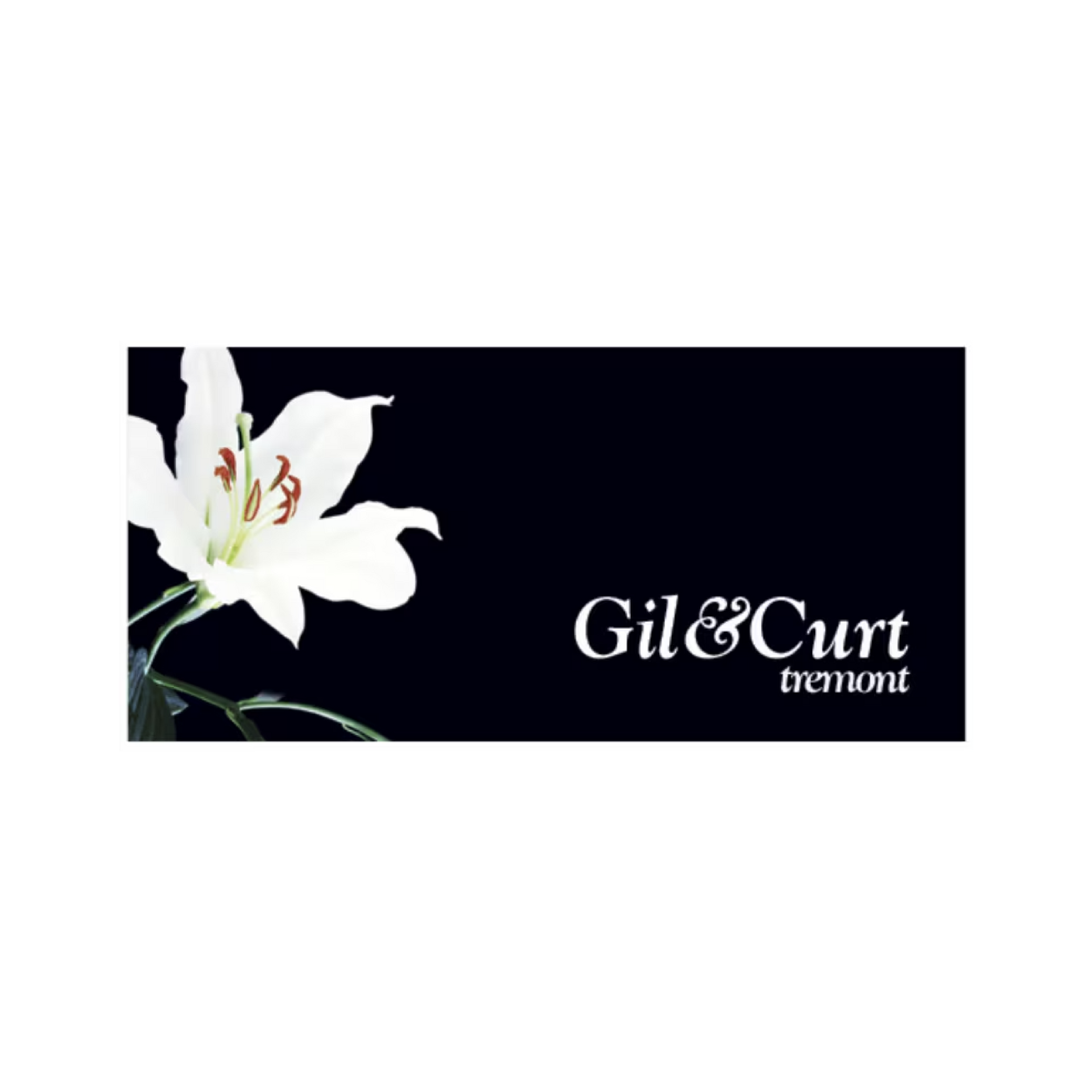 The logo of Flowers by Gil & Curt.
