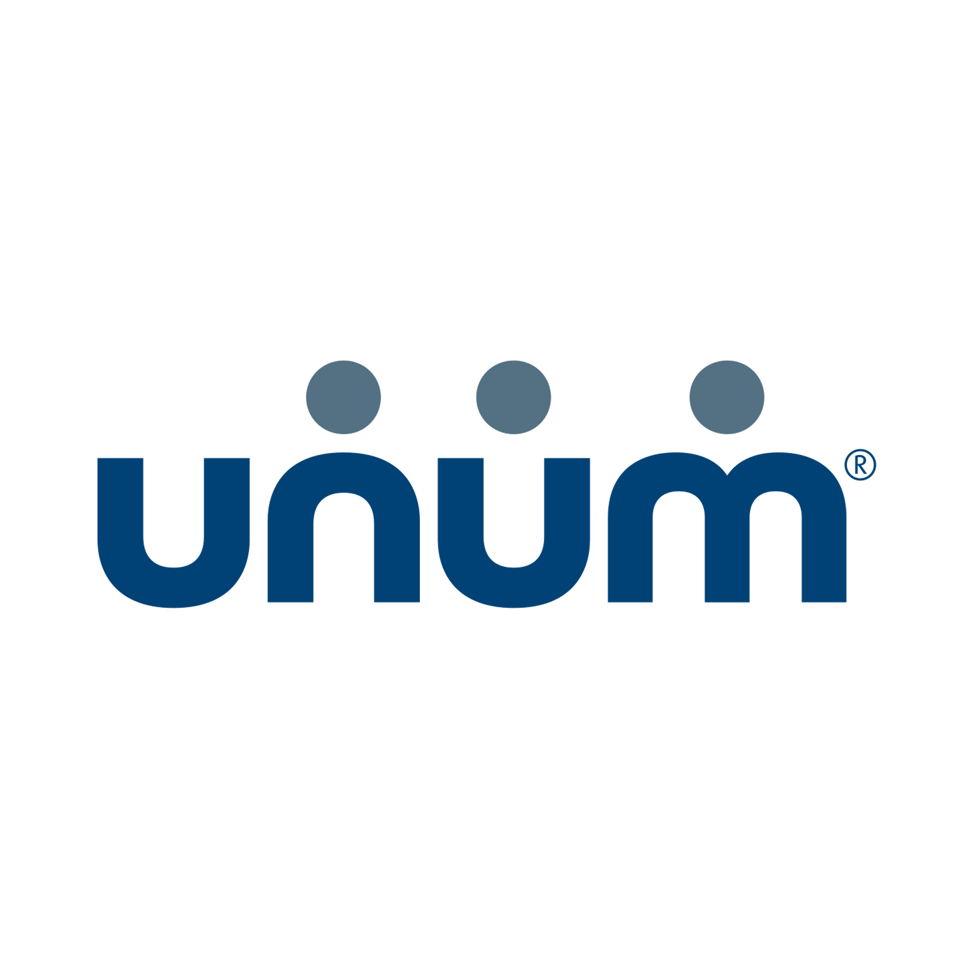 The logo of Unum.
