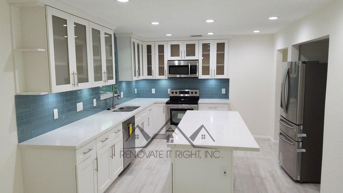 newly remodeled kitchen