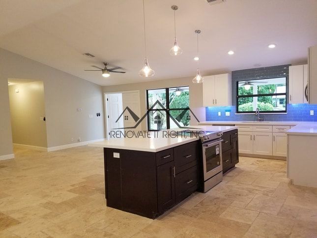 after kitchen renovation