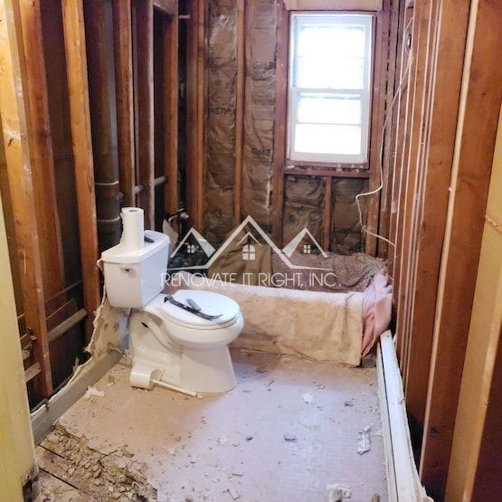 before bathroom remodeling