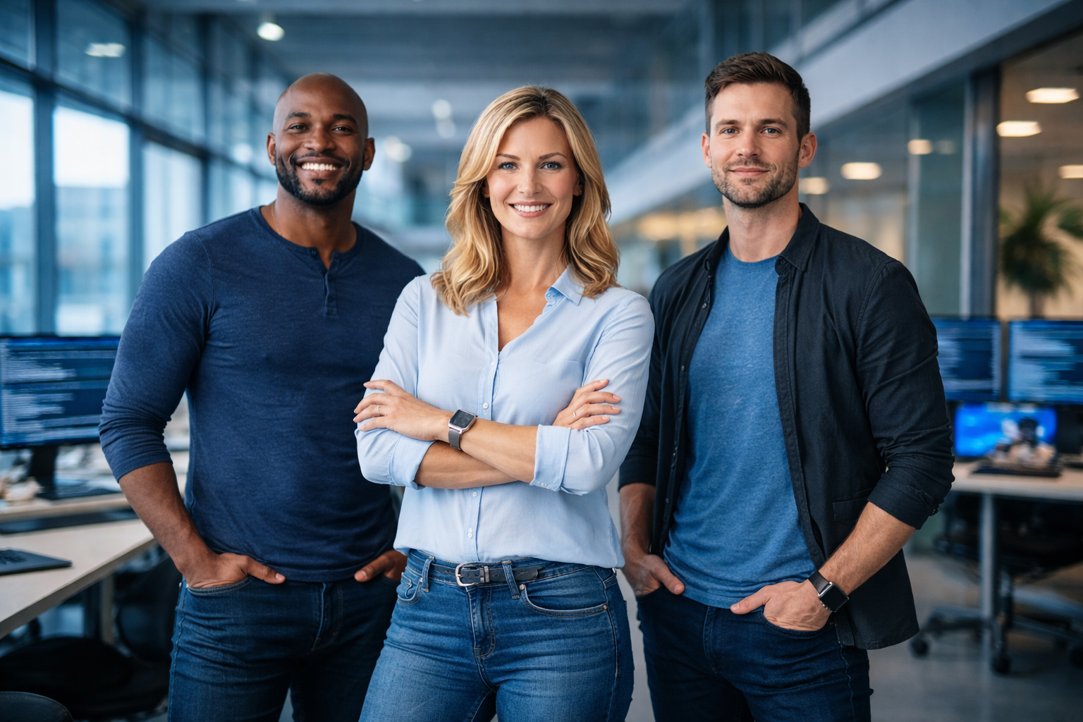 Equipe do Grupo Azul