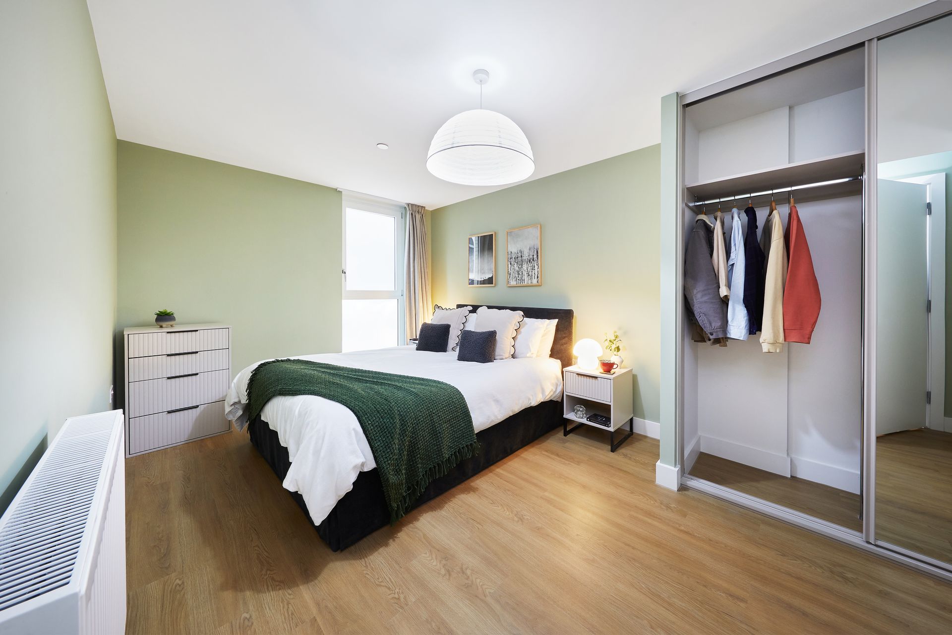 Bedroom at Stafford Yard Bristol.