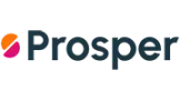 Prosper logo with dark navy text and an orange-pink gradient icon