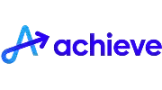 Blue “achieve” logo with stylized arrow icon.