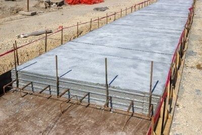 Concrete walkway