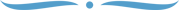 Arabesco decorativo abstrato azul com um pequeno ponto central sobre um fundo branco.