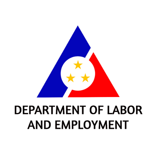 The logo for the department of labor and employment