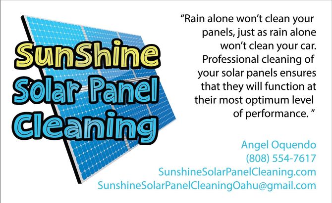 sunshine solar panel cleaning near me