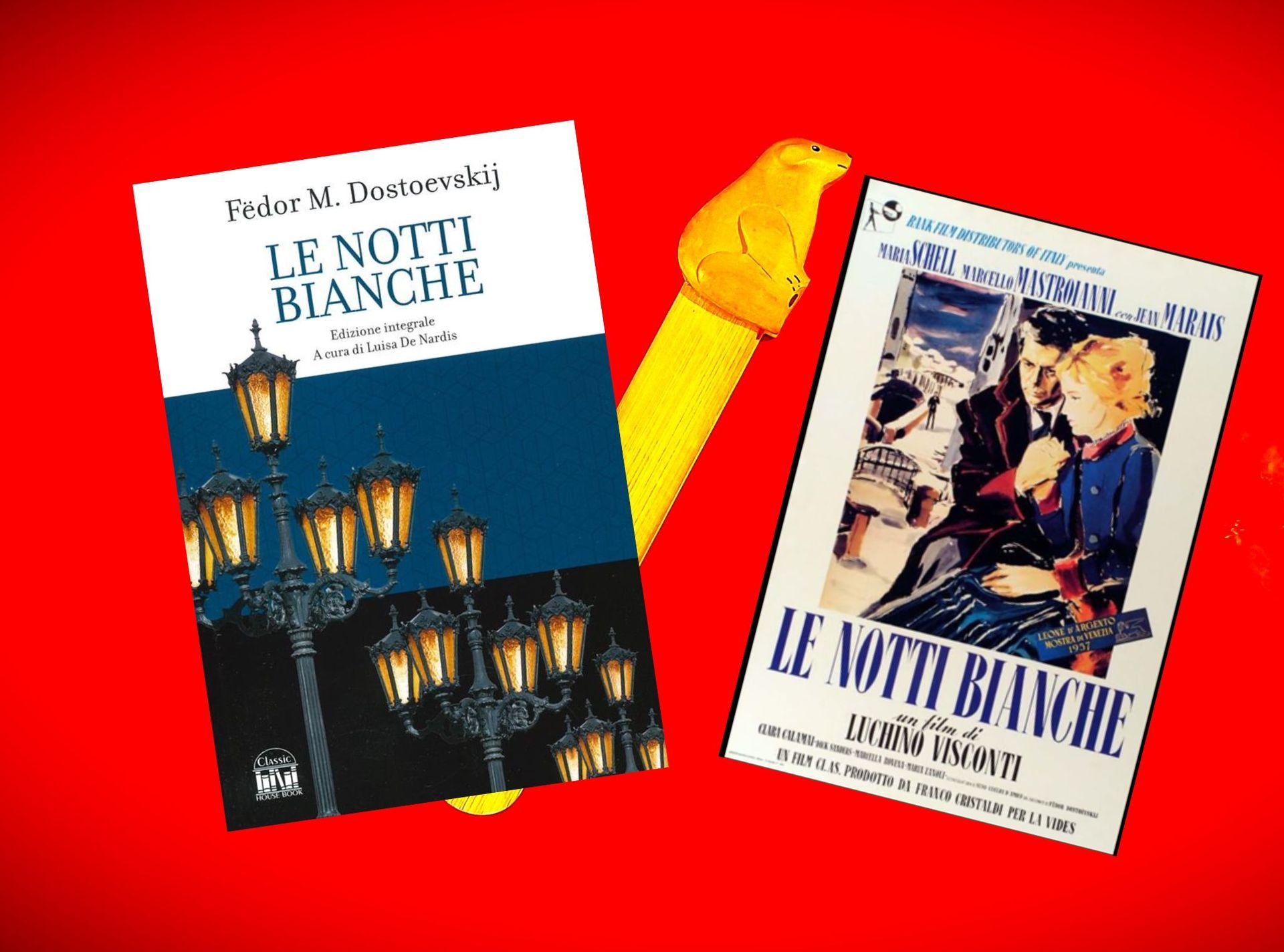 copertina libro e poster film