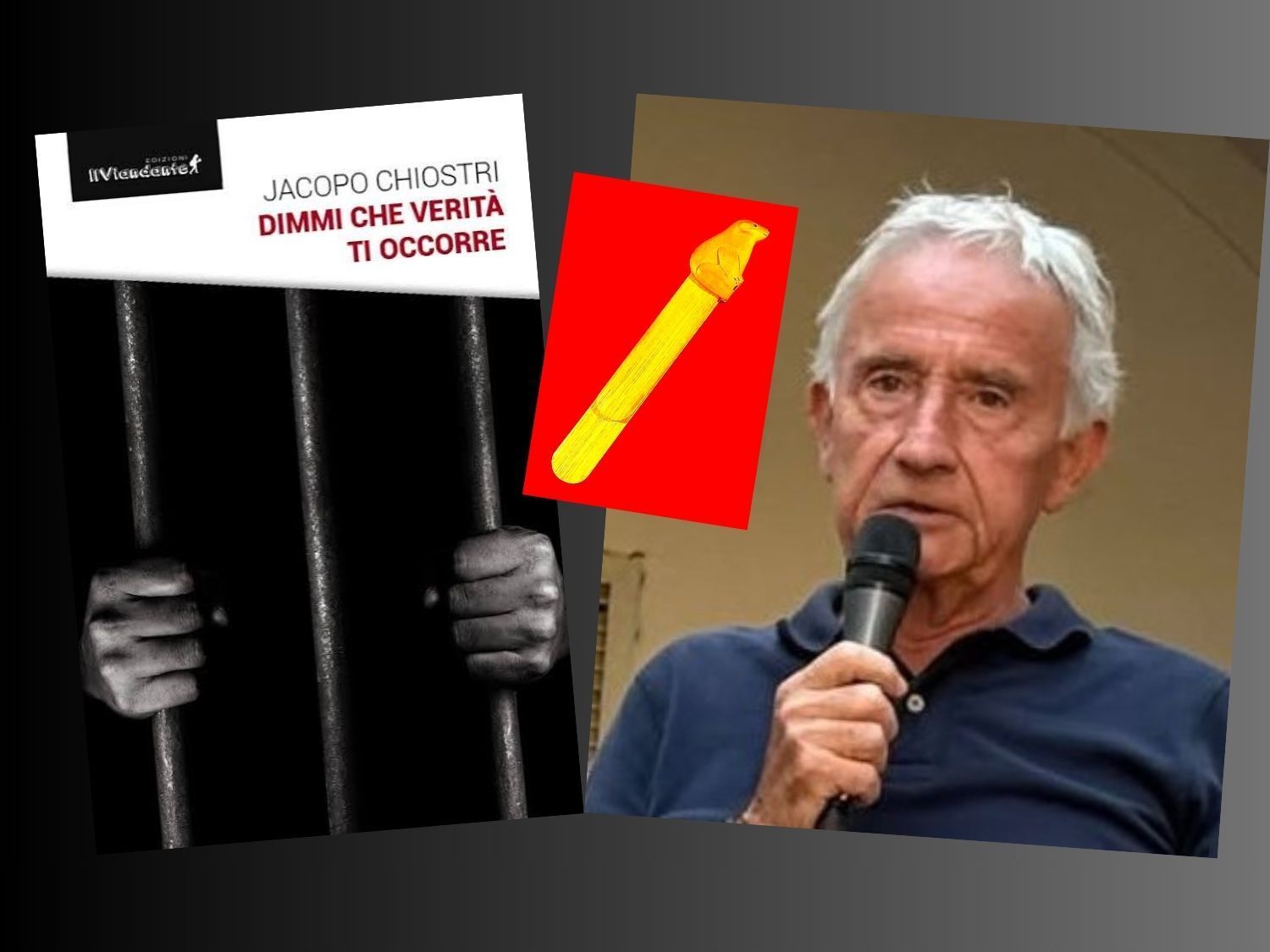foto jacopo chiostri e cover romanzo
