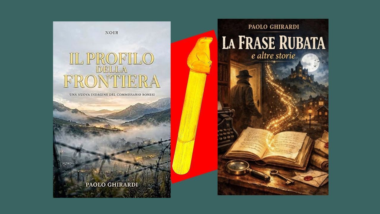 cover libri paolo ghirardi e segnalibro dell’orso