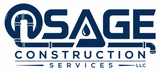 Tailgate Construction logo with blue pickup truck and house outline
