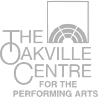 The logo for the oakville centre for the performing arts.