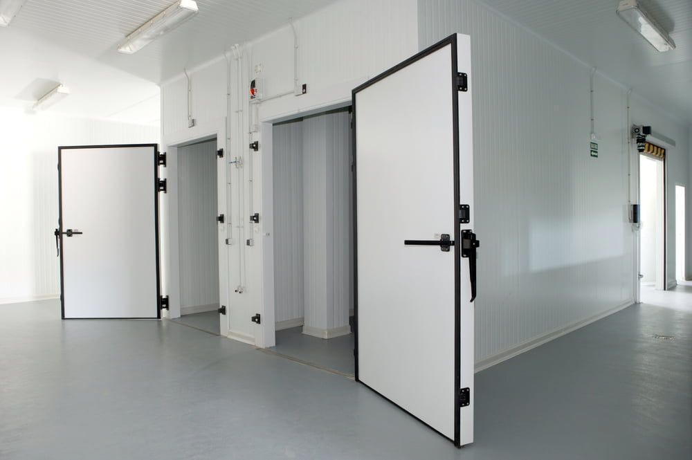 Two White Cool Rooms — Gordon's Air Conditioning & Refrigeration Services in Caloundra, QLD