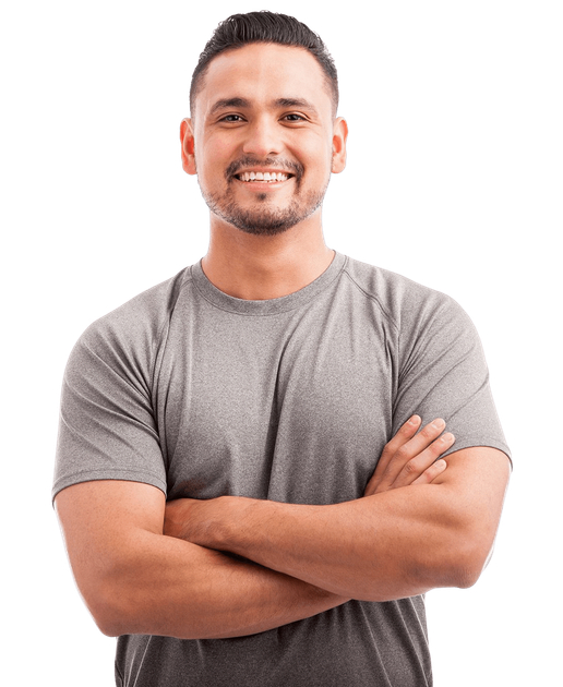 man smiling