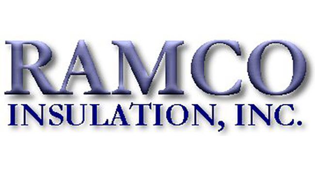 RAMCO Insulation, Inc. logo in blue, with RAMCO in large letters above "INSULATION, INC."