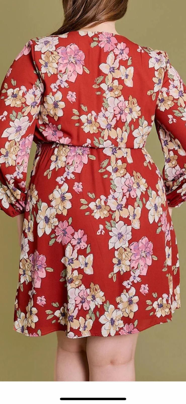 Waist chiffon mini dress