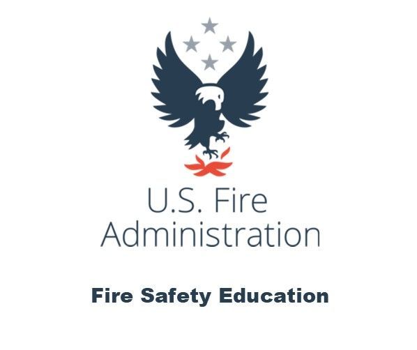 The logo for the u.s. fire administration fire safety education