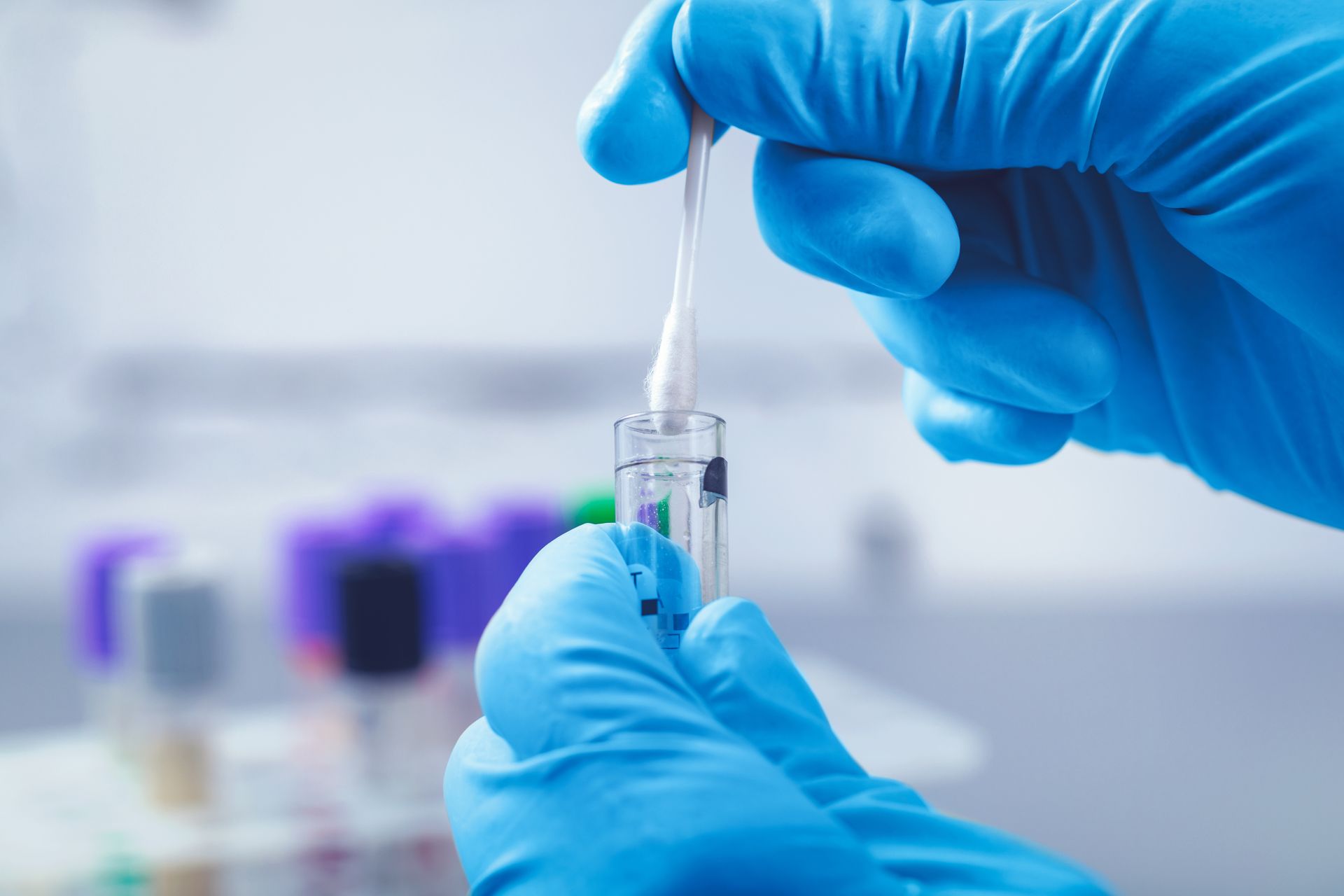 genetic testing lab sample