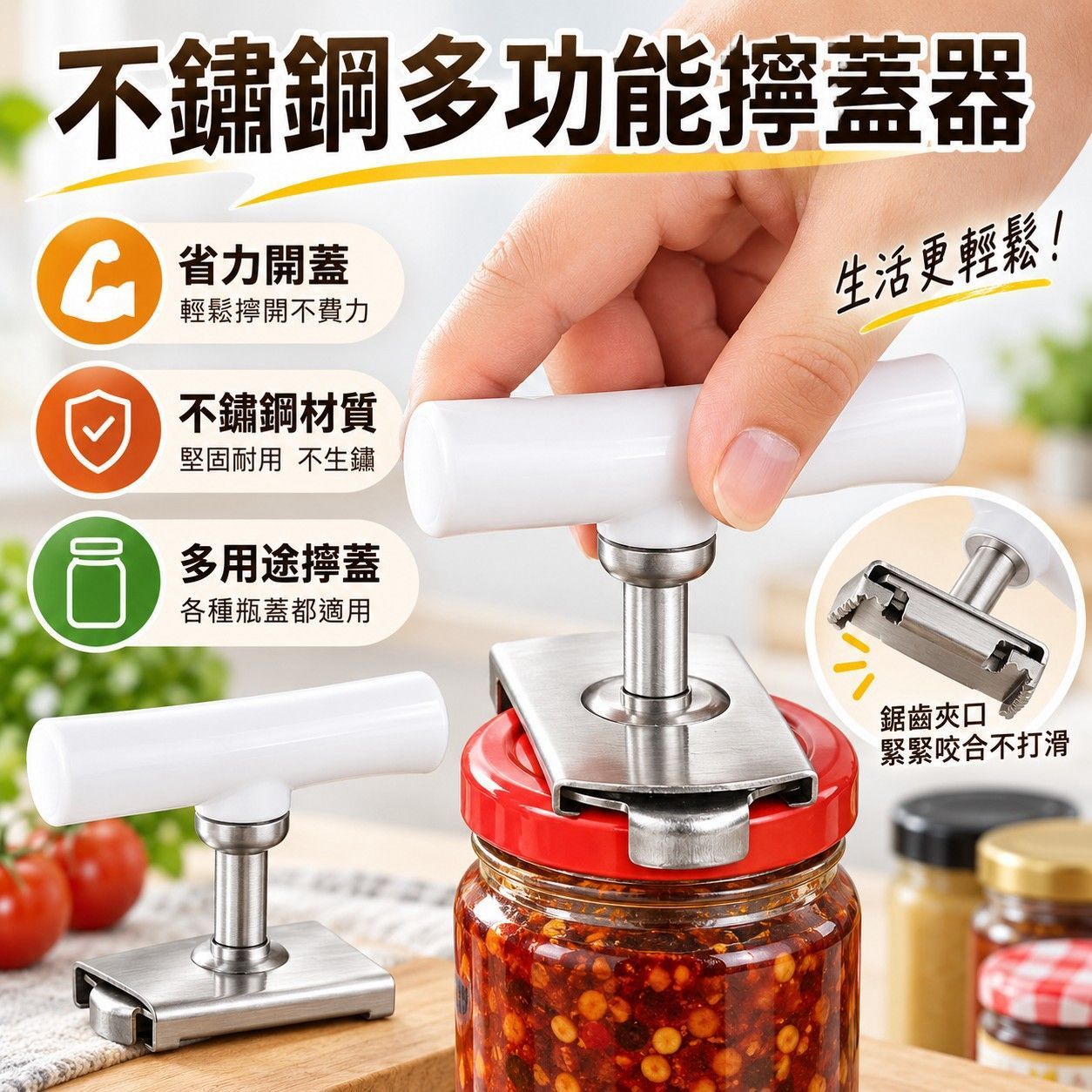 不銹鋼擰蓋器