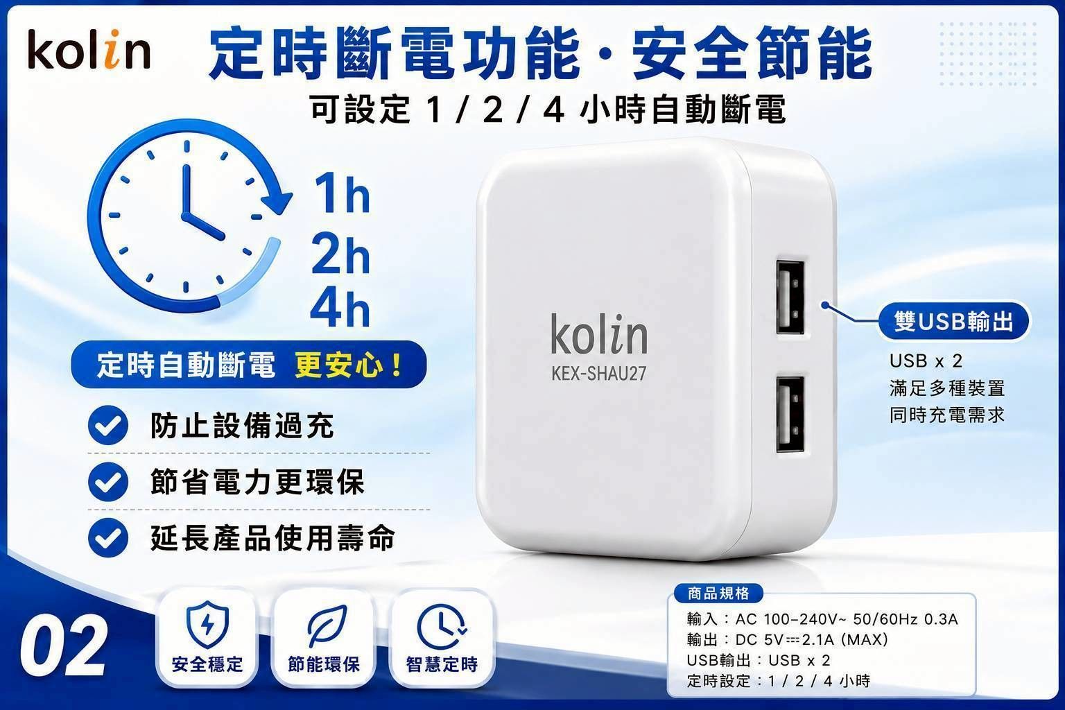 切貨雙孔旅遊充電頭