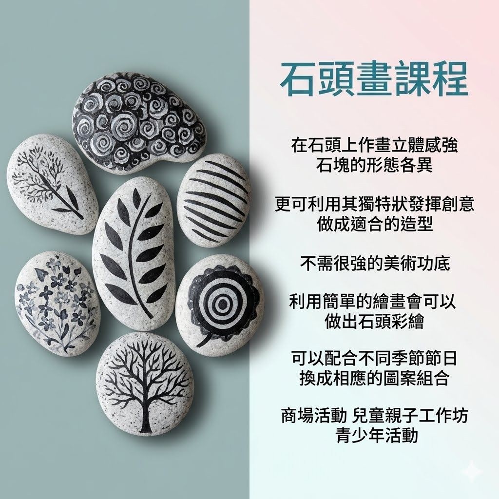 創意石頭畫