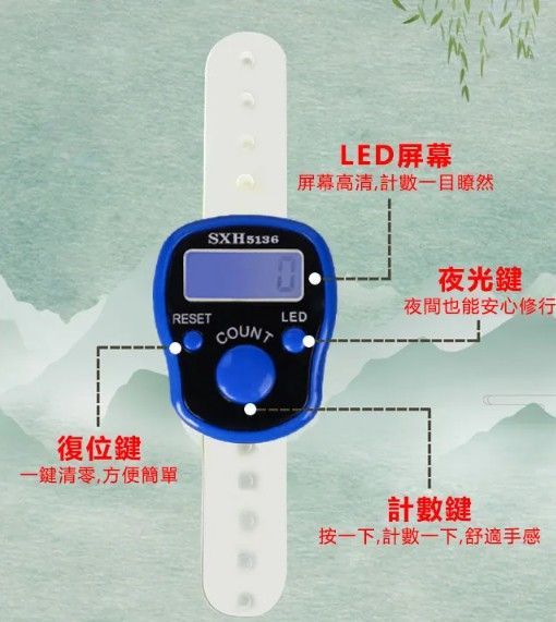 指環手按計數器