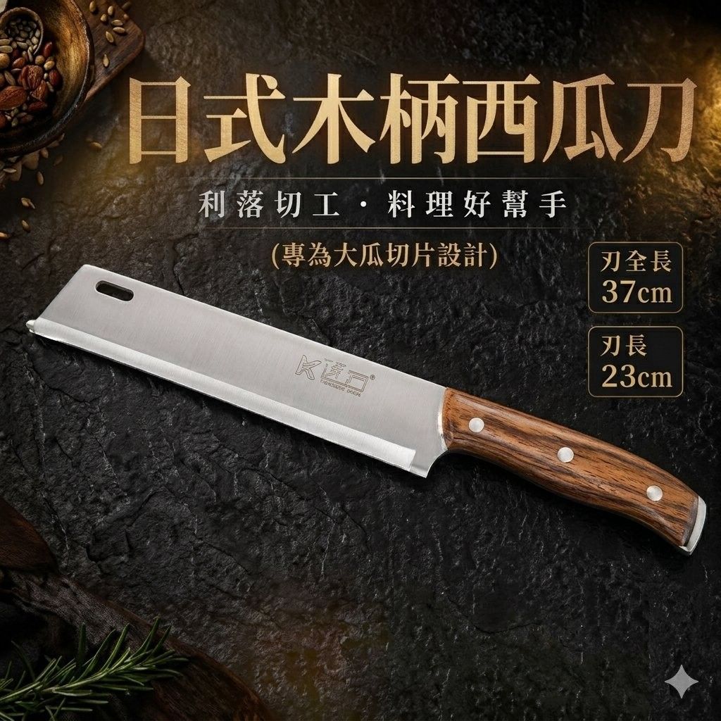 日式木柄切瓜神器