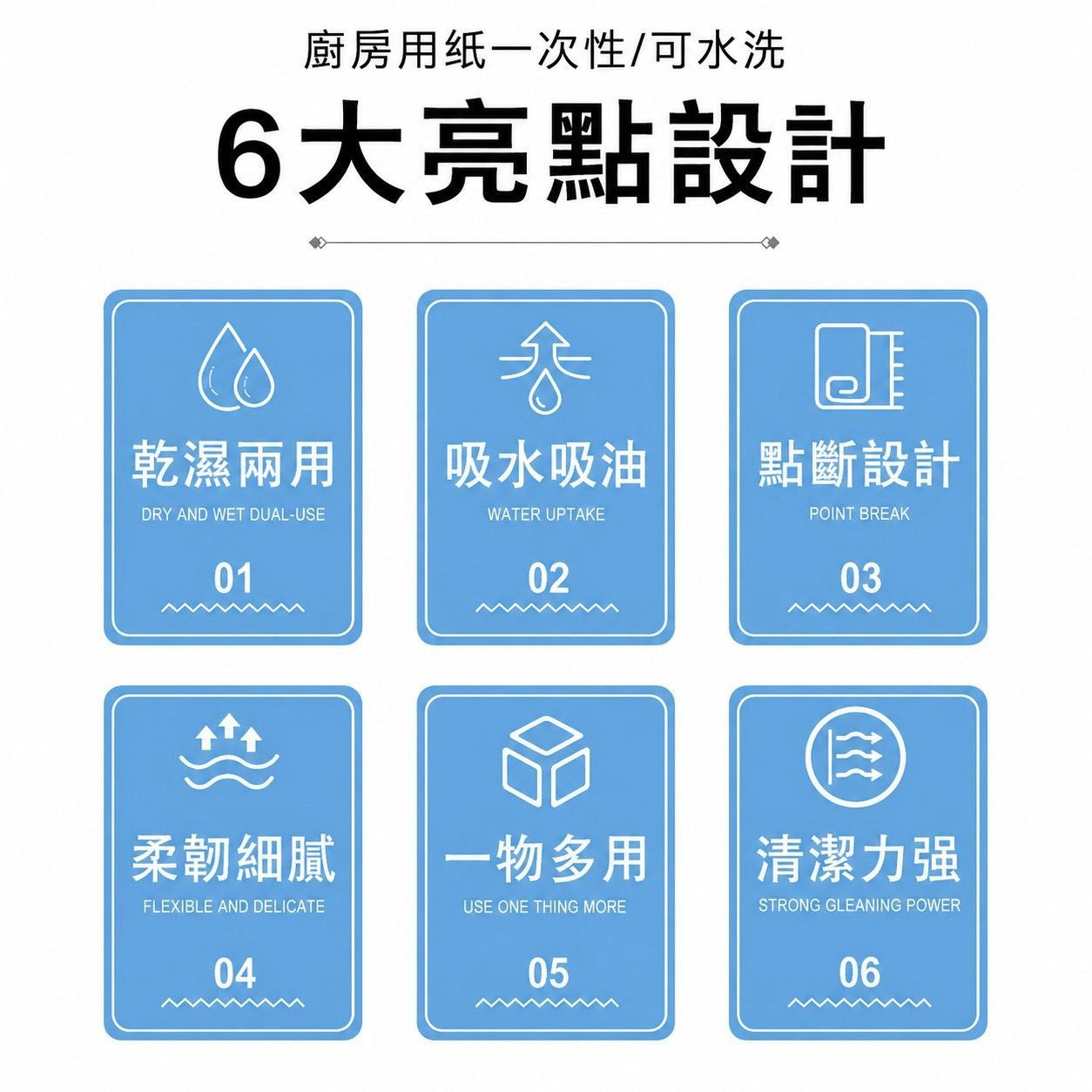 水洗懶人節點抹布
