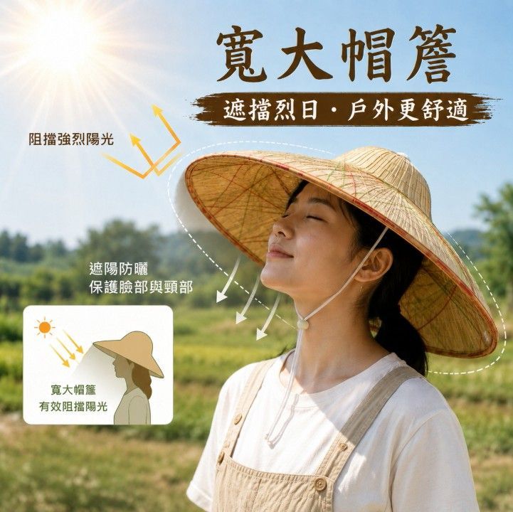 越南草席斗笠