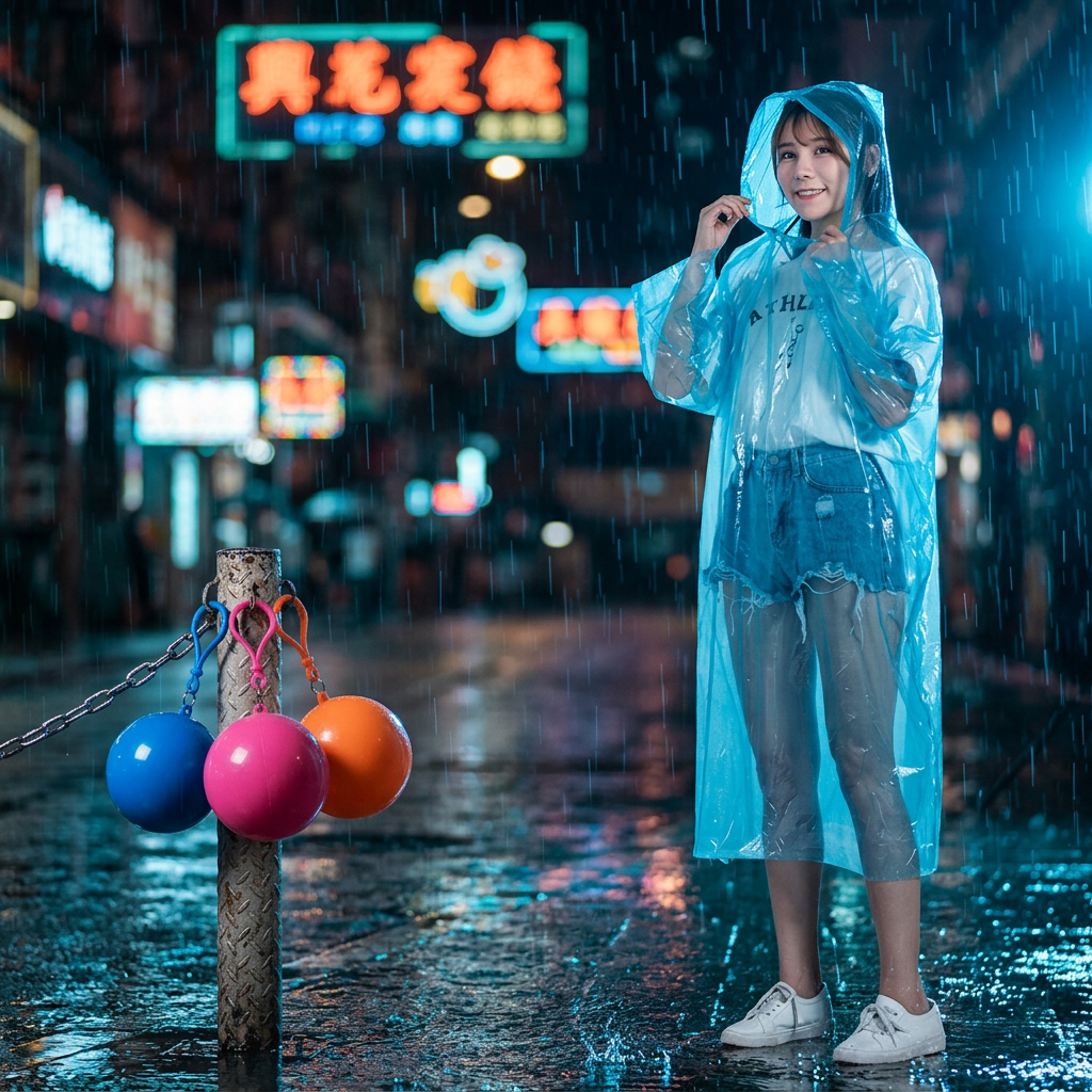 精靈球隨行掛飾雨衣(1組4顆)